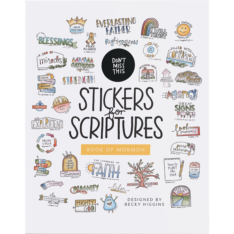 Don't Miss This Stickers for the Book of Mormon 2024